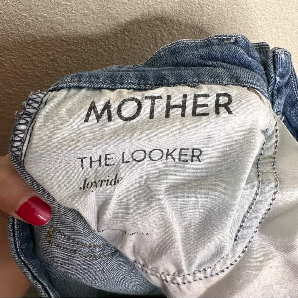MOTHER The Looker “Joyride” Jeans in Medium Wash 27 - Picture 7 of 8